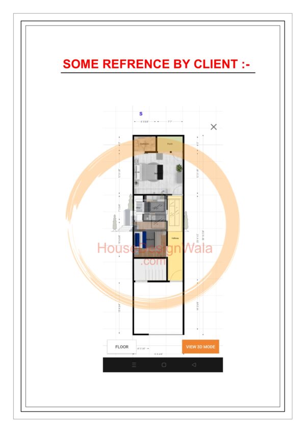 2D Floor Plan Drawing – घर के लिए Vastu-Friendly & Accurate Layout (₹1999) - Image 4